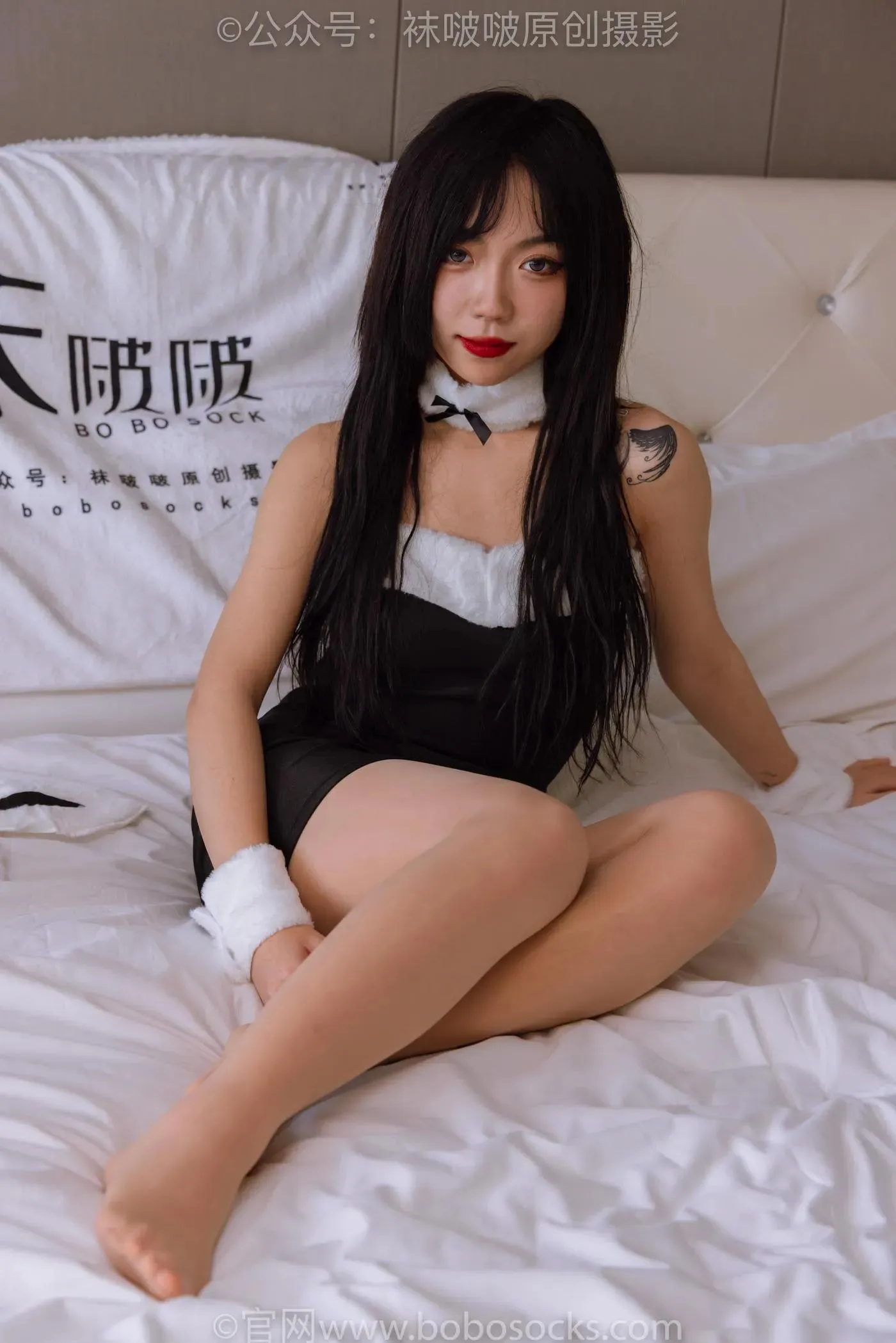 [BoBoSocks袜啵啵]NO.151 周周-过膝靴、油亮肉丝（脚尖透明款） [141P]插图6
